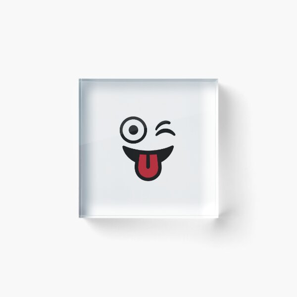 Item preview, Winky Tongue Out Face – Fun Minimal Emoji Style (Transparent Background) designed and sold by ANiyati.