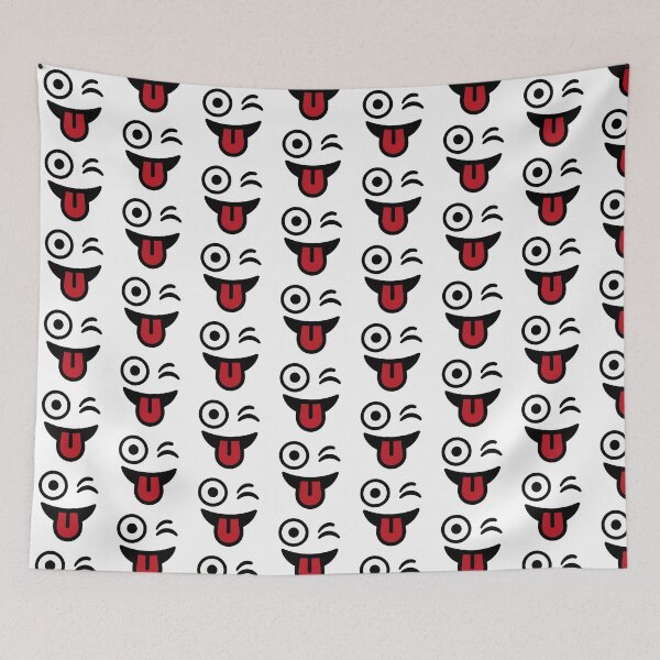 Item preview, Winky Tongue Out Face – Fun Minimal Emoji Style (Transparent Background) designed and sold by ANiyati.