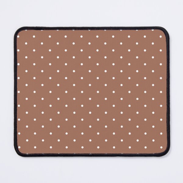Item preview, Mocha mousse and white Polka dot pattern designed and sold by RishabhArts1.