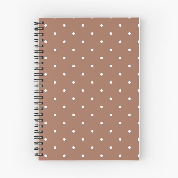 Item preview, Mocha mousse and white Polka dot pattern designed and sold by RishabhArts1.