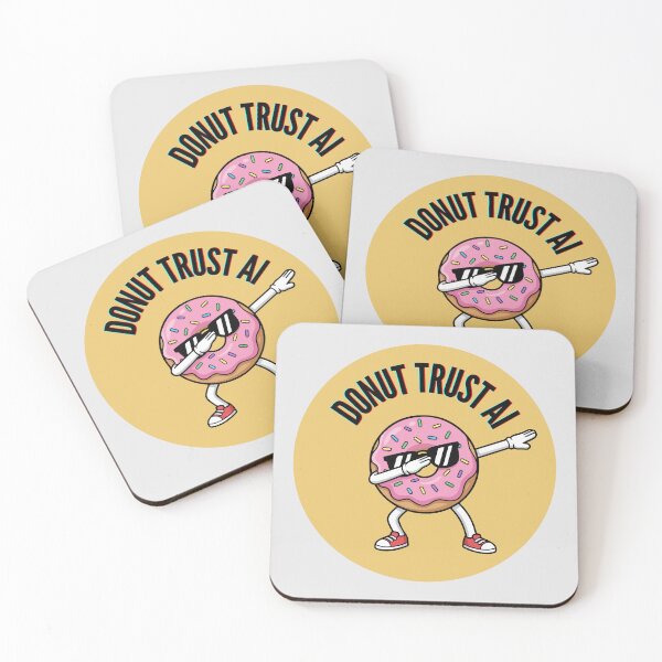 Item preview, Cool Pink Donut Dabbing – “Donut Trust AI" designed and sold by PICODOG.