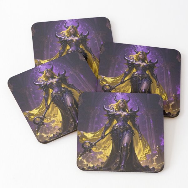 Item preview, Majestic Dark Fantasy Warrior Queen – Powerful Mystic Character Art in Dramatic Gothic Atmosphere designed and sold by FotoworldEdel.