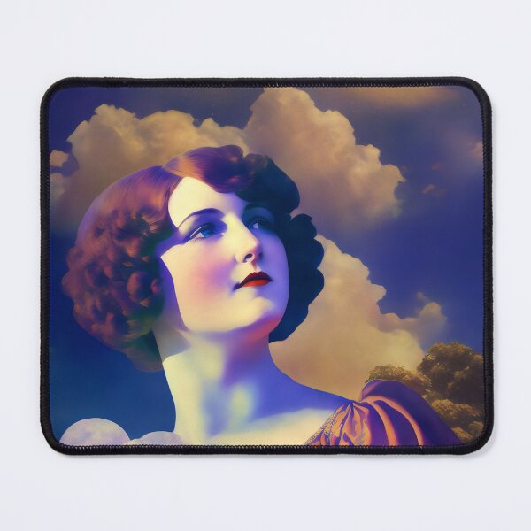 Item preview, Art Deco Woman Maxfield Parrish Style designed and sold by Shoot-The-Moon.