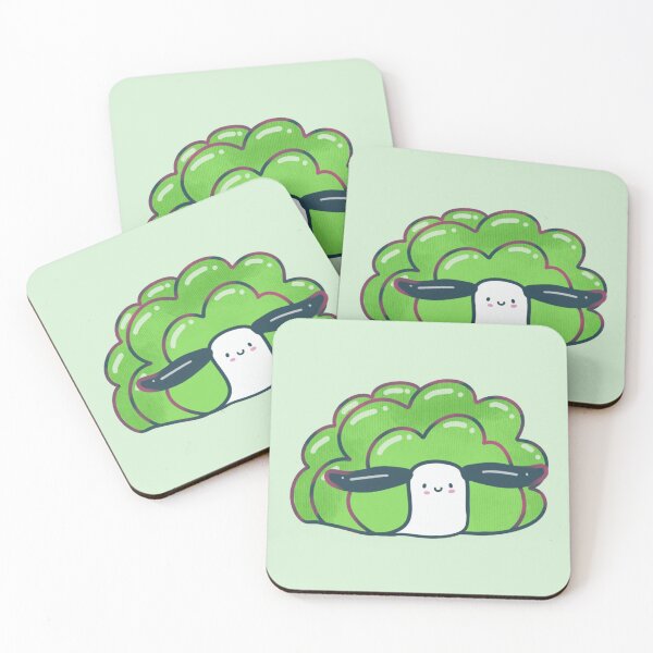 Item preview, Kawaii Leaf Slug - Cute and Silly Sea Sheep designed and sold by ShyHomebodyClub.