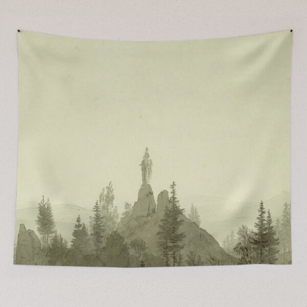 Item preview, Statue of the Madonna in the Mountains designed and sold by SharonTheFirst.