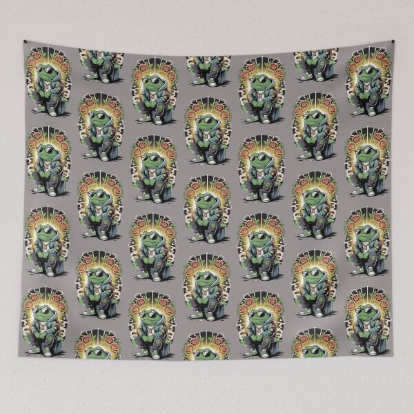 Item preview, Cute Frog Urban Graffiti Tattoo Art designed and sold by Christomized.
