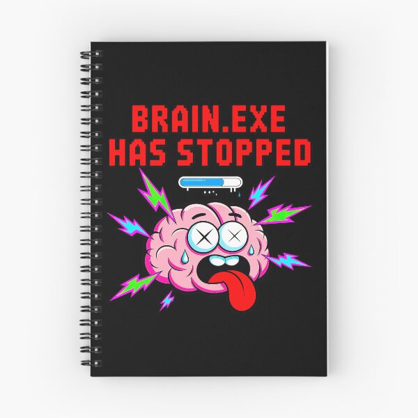Item preview, Brain.exe Has Stopped Funny Gamer Meme designed and sold by Amanda's Factory.