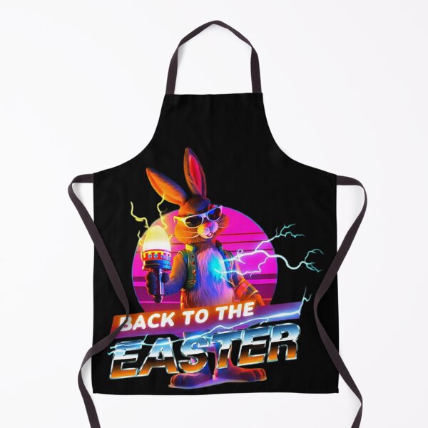 Item preview, Retro Synthwave Easter Bunny Time Traveler designed and sold by newvisionart191.