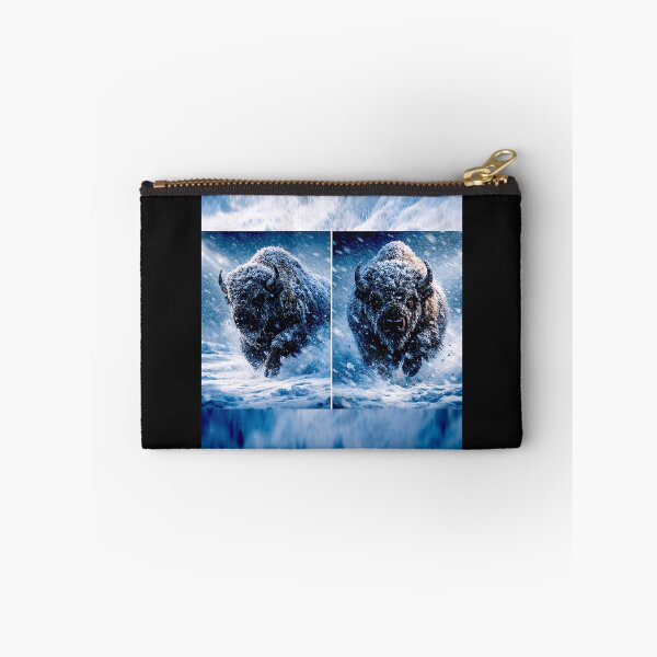 Item preview, Buffalo Wildlife  Snow winter version Collection #8 designed and sold by Helios Be. Lavsh.