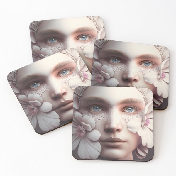 Item preview, Soft Ethereal Face Surrounded By Delicate Blossoms designed and sold by Shoot-The-Moon.