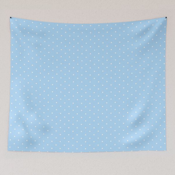 Item preview, Baby blue and white Polka dot pattern designed and sold by RishabhArts1.