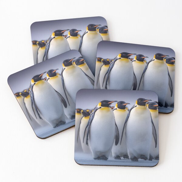 Item preview, Majestic Emperor Penguins Marching in Unity Together designed and sold by Artessie.