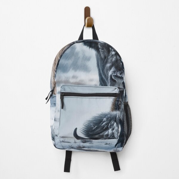 Item preview, Buffalo Wildlife Snow winter version Collection #9 designed and sold by Helios Be. Lavsh.
