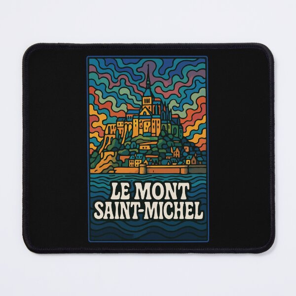 Item preview, Le Mont Saint Michel Trippy Travel designed and sold by TomFrontierArt.