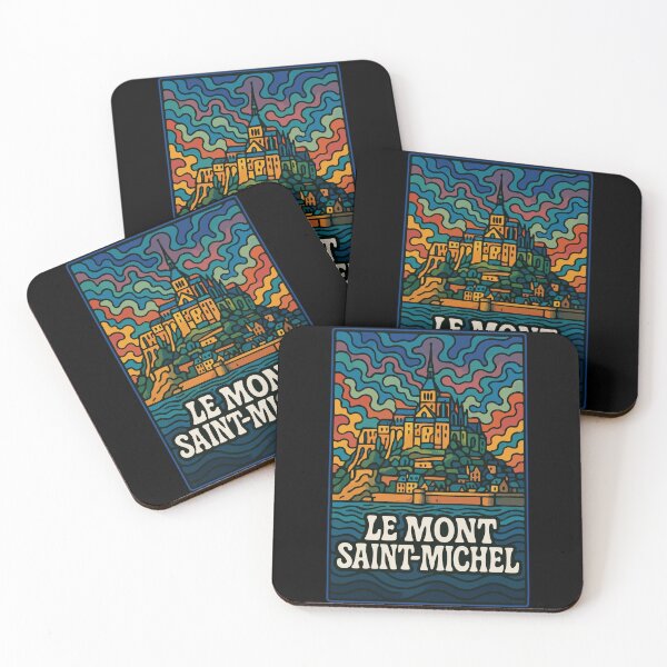 Item preview, Le Mont Saint Michel Trippy Travel designed and sold by TomFrontierArt.