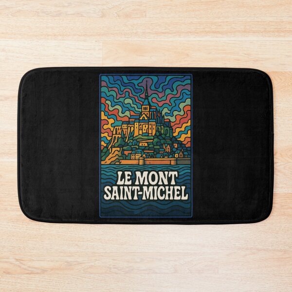Item preview, Le Mont Saint Michel Trippy Travel designed and sold by TomFrontierArt.