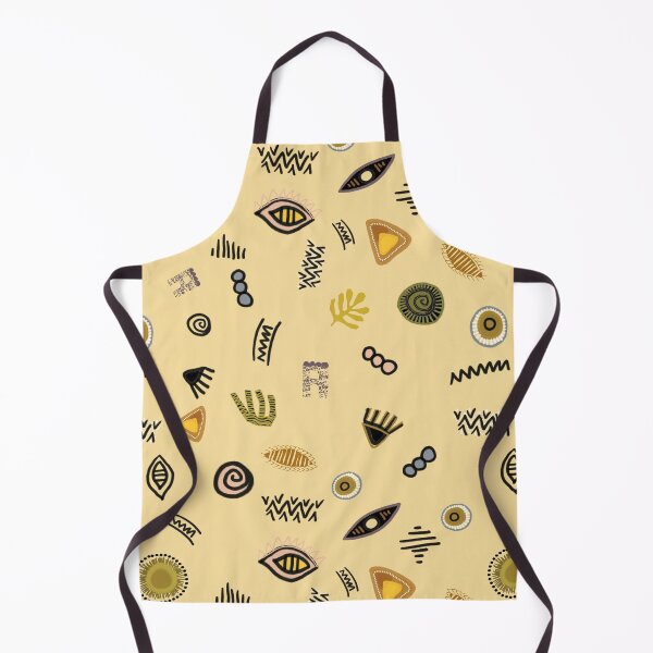 Item preview, Boho Tribal Markings Earthy Geometric Symbols designed and sold by phatlizzardart.