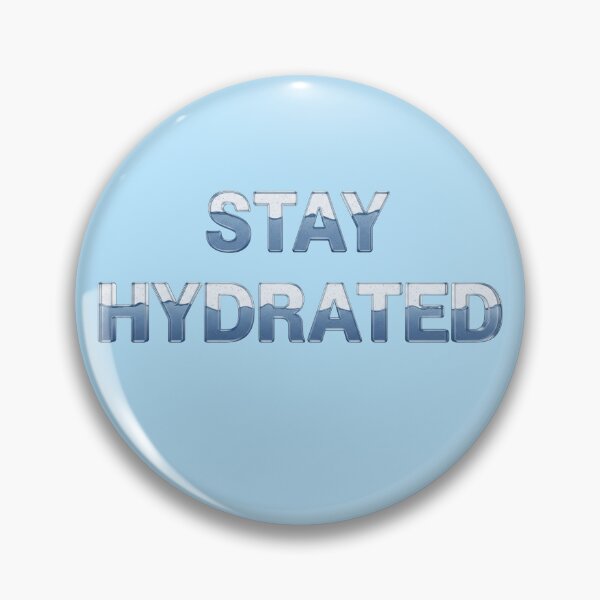 Item preview, Stay Hydrated – Crystal Clear Liquid Typography lettering designed and sold by stereonut.