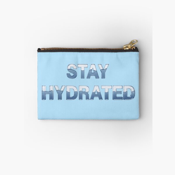 Item preview, Stay Hydrated – Crystal Clear Liquid Typography lettering designed and sold by stereonut.