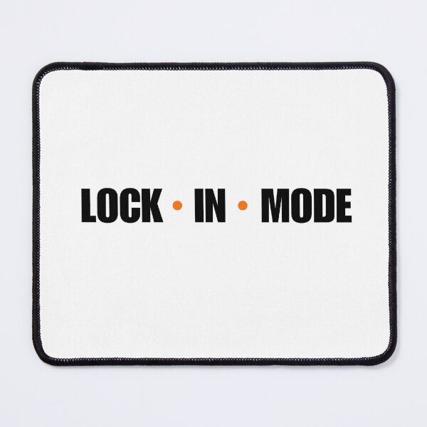 Item preview, Lock In Mode | Viral Study Motivation Quote Design designed and sold by DRIP.exe.