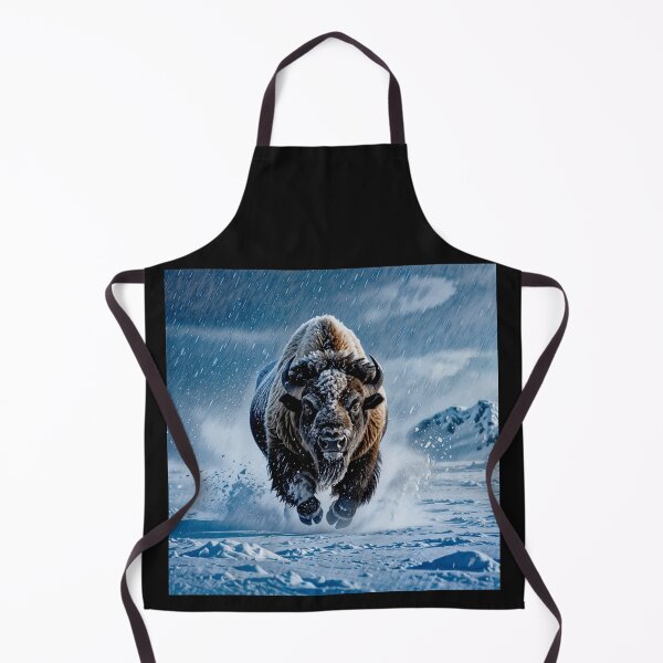 Item preview, Buffalo Wildlife Snow winter version Collection #10 designed and sold by Helios Be. Lavsh.