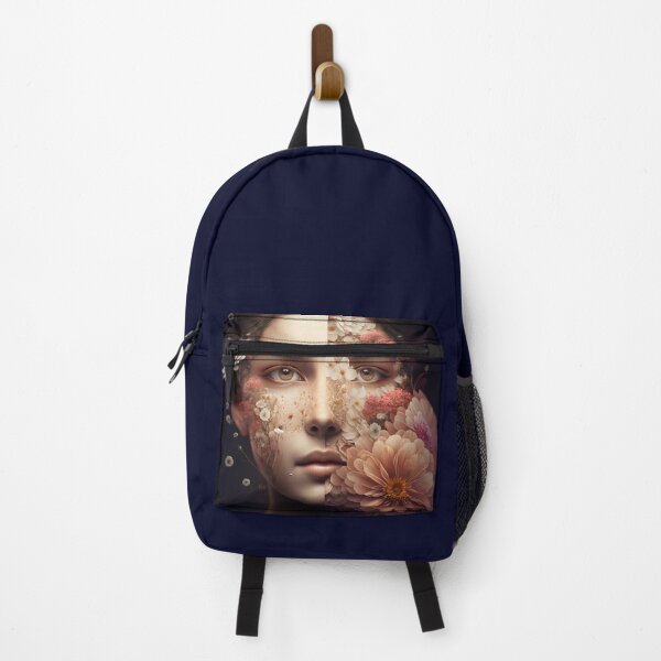 Item preview, Girl's Face Surrounded By Lush Botanical Details designed and sold by Shoot-The-Moon.