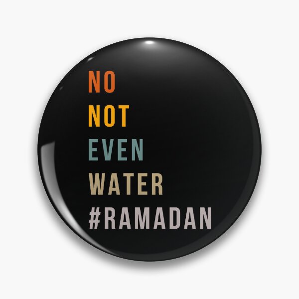 Item preview, No Eat Even Water Ramadan Shirt – Funny Muslim Fasting Month Islamic Tee designed and sold by PixelWaveBD.