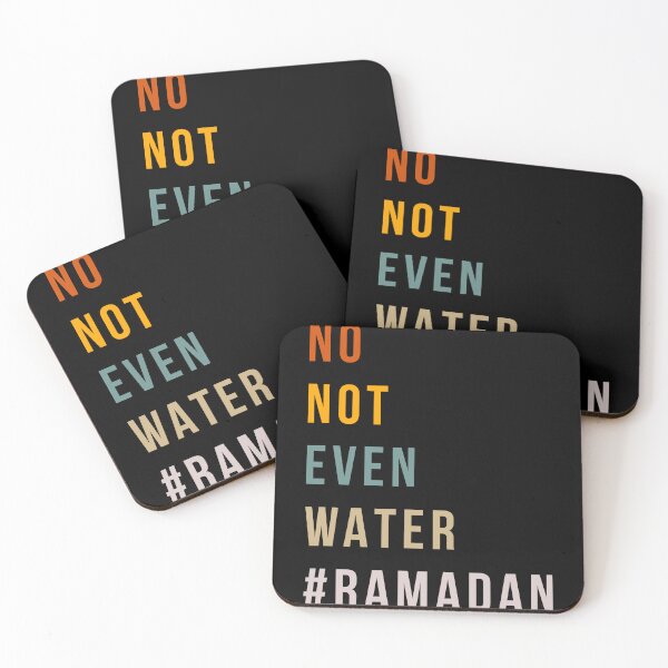 Item preview, No Eat Even Water Ramadan Shirt – Funny Muslim Fasting Month Islamic Tee designed and sold by PixelWaveBD.