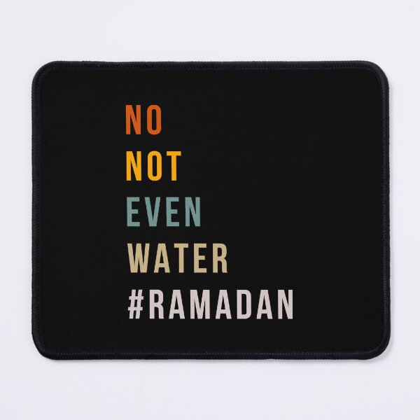 Item preview, No Eat Even Water Ramadan Shirt – Funny Muslim Fasting Month Islamic Tee designed and sold by PixelWaveBD.