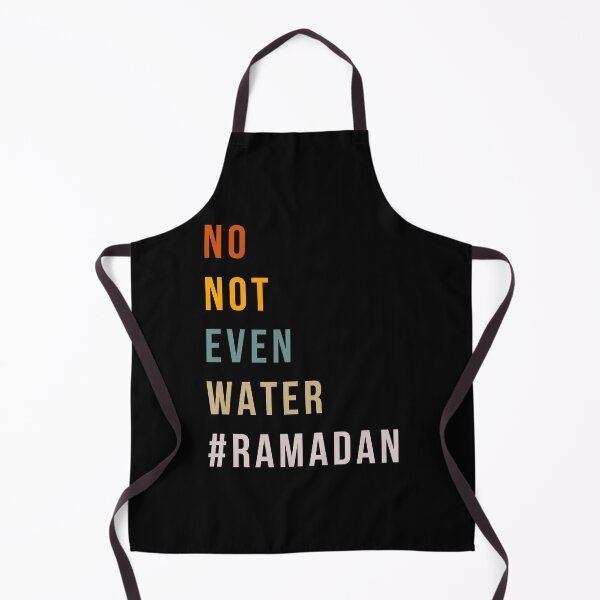 Item preview, No Eat Even Water Ramadan Shirt – Funny Muslim Fasting Month Islamic Tee designed and sold by PixelWaveBD.