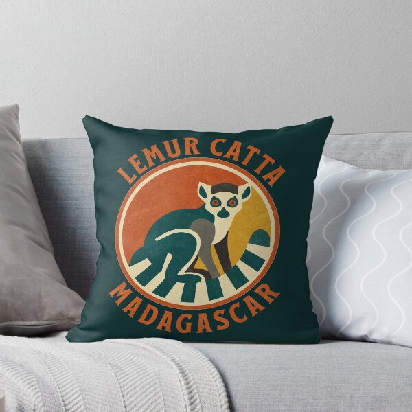 Item preview, Lemur Catta Ring Tailed Lemur Madagascar Wildlife Art designed and sold by AntiqueImages.