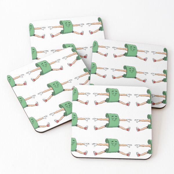 Item preview, Funny Yoga Mat Cartoon Stretch designed and sold by PriyankaSonara.