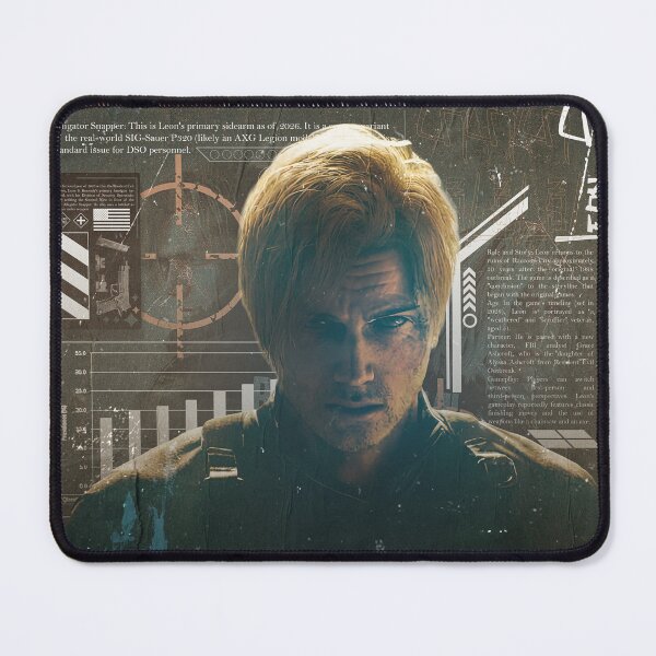 Item preview, RE9 Requiem: Leon Kennedy "Weathered Veteran" Poster designed and sold by Shopunte.