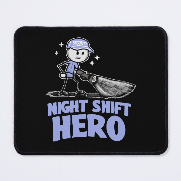 Item preview, Night Shift Hero Security Guard Shirt – Night Watchman Funny Work Tee designed and sold by Popstudio85.