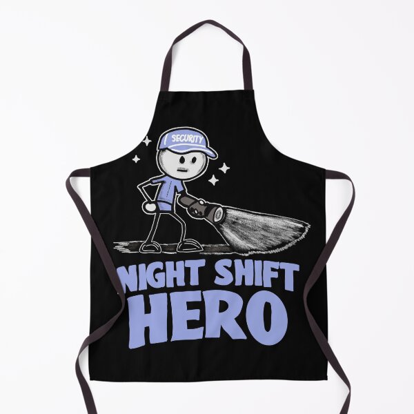 Item preview, Night Shift Hero Security Guard Shirt – Night Watchman Funny Work Tee designed and sold by Popstudio85.