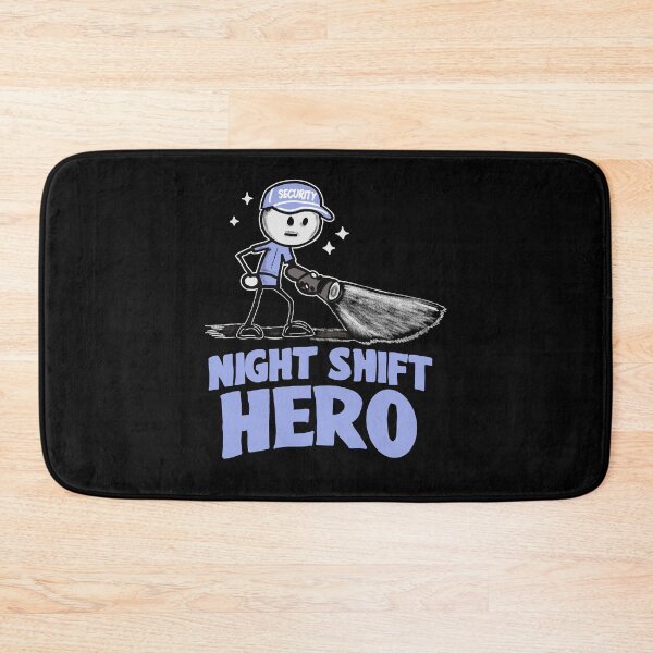 Item preview, Night Shift Hero Security Guard Shirt – Night Watchman Funny Work Tee designed and sold by Popstudio85.