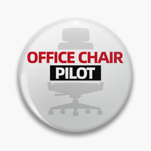Item preview, Office Chair Pilot Retro Tech Meme designed and sold by Retr0Tshirts.
