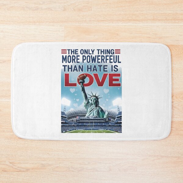 Item preview, The Only Thing More Powerful Than Hate Is Love Stadium Unity Concept designed and sold by Uglyandcute.
