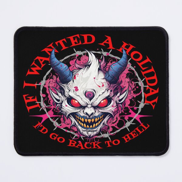 Item preview, Demonic Holiday From Hell – Gothic Demon Art designed and sold by TheInkRaven.