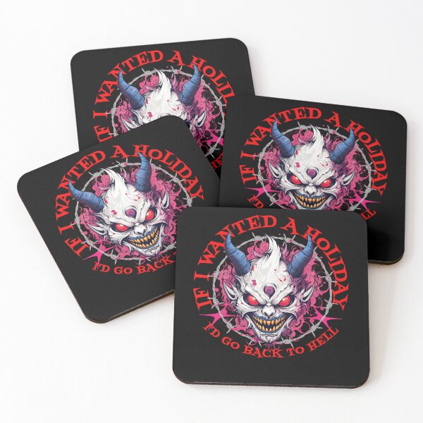 Item preview, Demonic Holiday From Hell – Gothic Demon Art designed and sold by TheInkRaven.