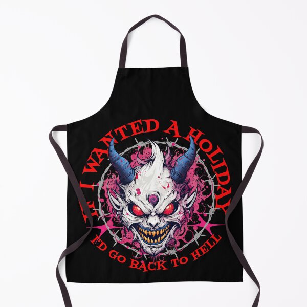 Item preview, Demonic Holiday From Hell – Gothic Demon Art designed and sold by TheInkRaven.