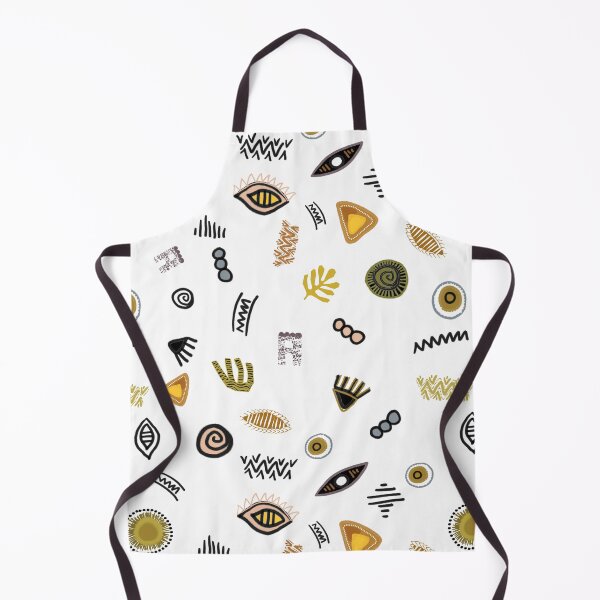Item preview, Boho Tribal Markings Earthy Geometric Symbols designed and sold by phatlizzardart.