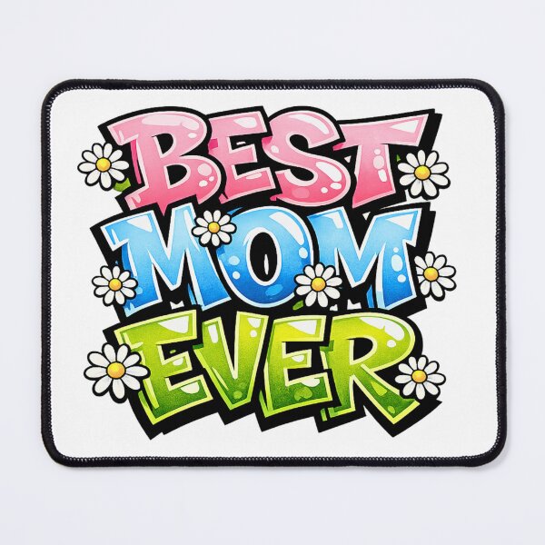 Artikelvorschau, Beste Mama aller Zeiten – Niedliche Gänseblümchen-Schrift – Blumendesign zum Muttertag entworfen und verkauft von JustViralShirts.