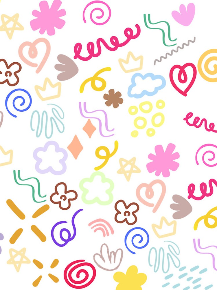 Thumbnail 4 of 4, iPhone Case, scribble sticker designed and sold by Creativecloud21.