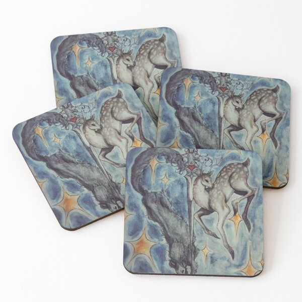 Item preview, byler cleridan deer borzoi painting designed and sold by boo-makesthings.