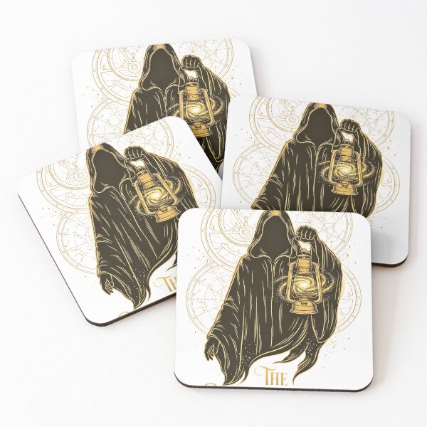 Item preview, The Star Keeper - Arcane Celestial Gold Art designed and sold by The Arcane Archives.