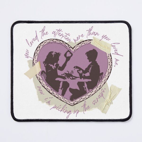Item preview, You Loved the Attention scrapbook heart patch designed and sold by yourvanitybrand.