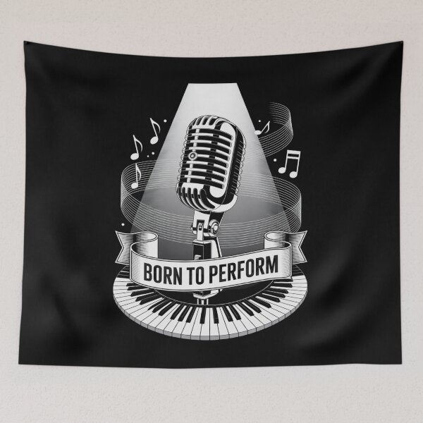 Item preview, music teacher - music student - band - choir - jazz - soul music - studio vibes - recording studio - live performance - stage life - rehearsal - monochrome - black and white - minimalist music designed and sold by JansenGS.