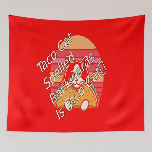 Item preview, Funny Art Design Taco Cat Spelled Backwards Is Taco Cato designed and sold by fantasticdesign.