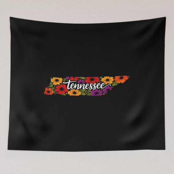 Item preview, Floral Tennessee State Silhouette designed and sold by MountainD.